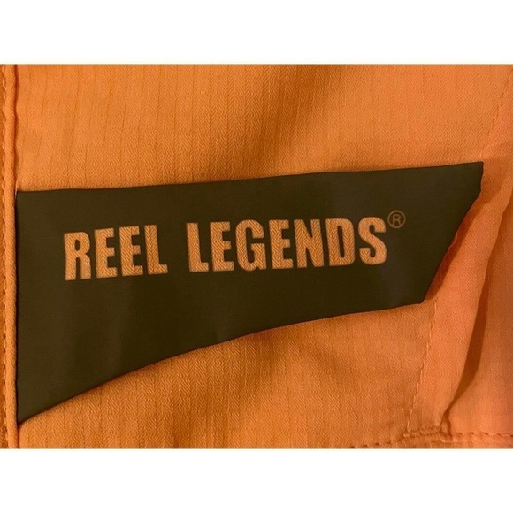 Reel Legends NEW Mens Fishing Shirt Size Large Vented Back Roll Tab Long Sleeves - Picture 12 of 13